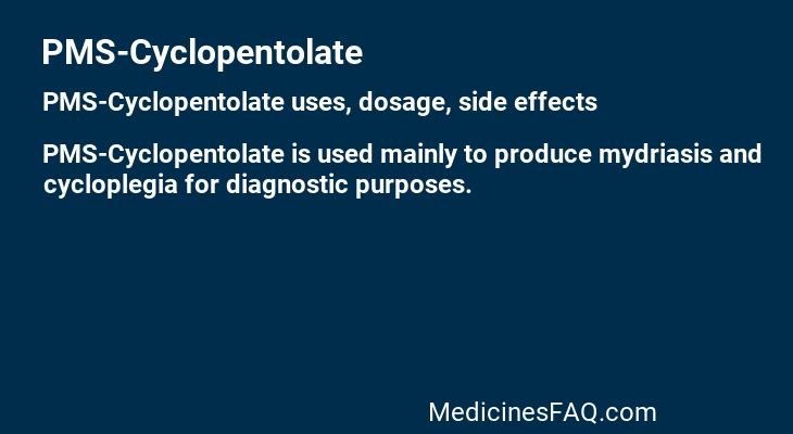 PMS-Cyclopentolate