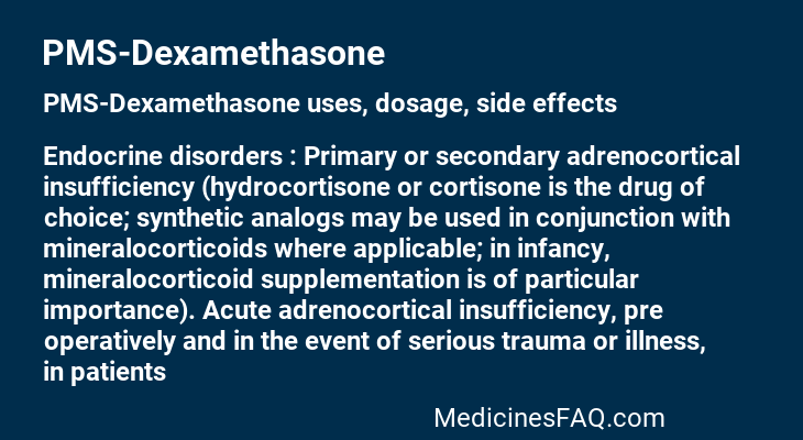PMS-Dexamethasone