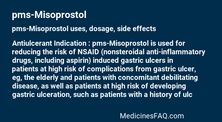 pms-Misoprostol