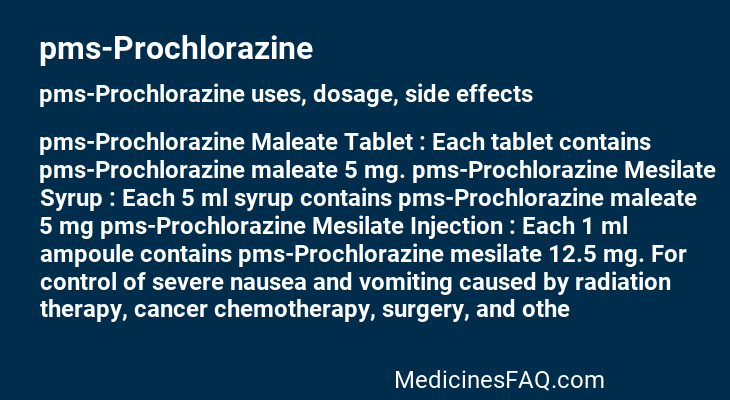 pms-Prochlorazine