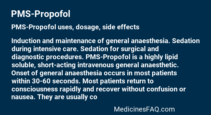 PMS-Propofol