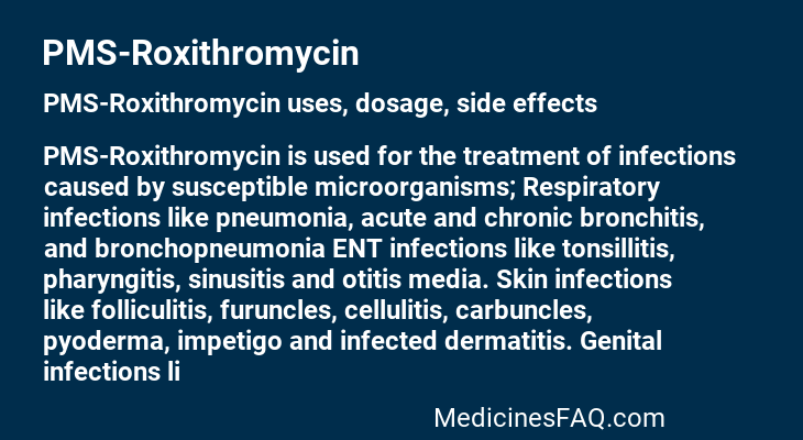 PMS-Roxithromycin