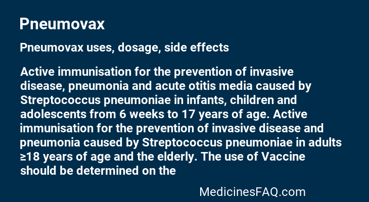 Pneumovax