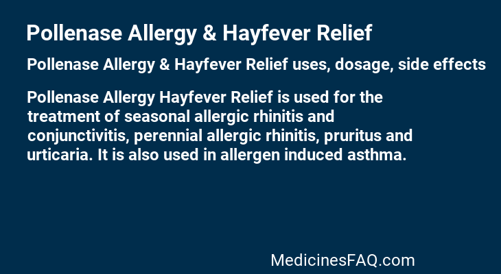 Pollenase Allergy & Hayfever Relief