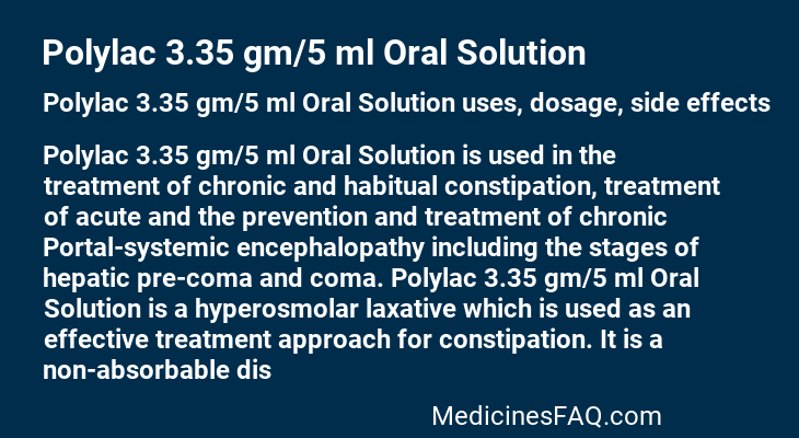 Polylac 3.35 gm/5 ml Oral Solution