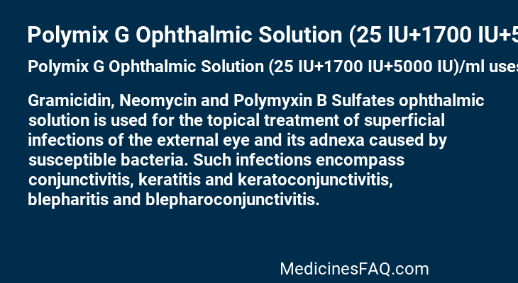 Polymix G Ophthalmic Solution (25 IU+1700 IU+5000 IU)/ml