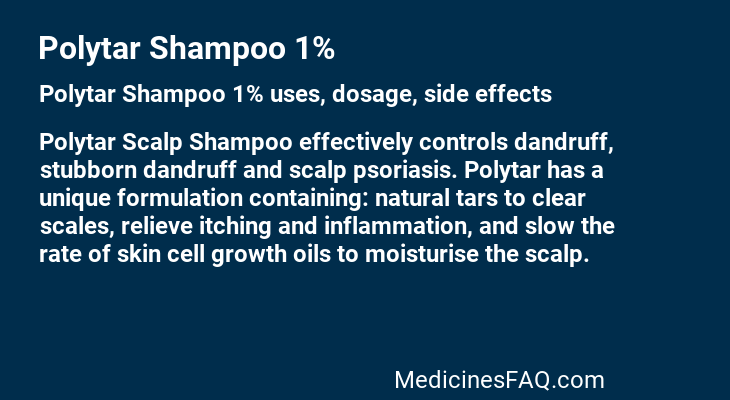 Polytar Shampoo 1%