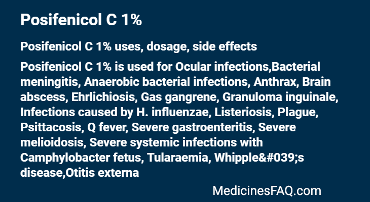 Posifenicol C 1%