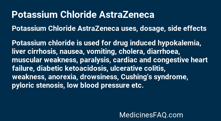 Potassium Chloride AstraZeneca