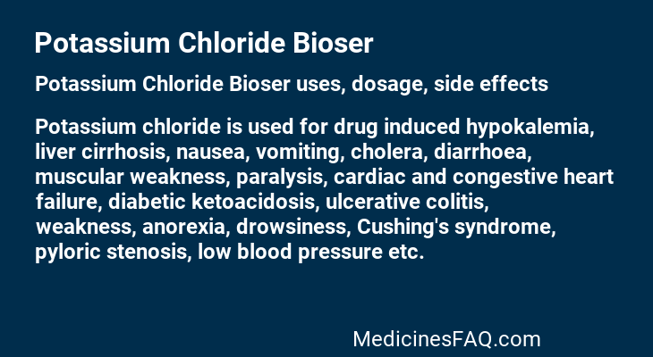 Potassium Chloride Bioser