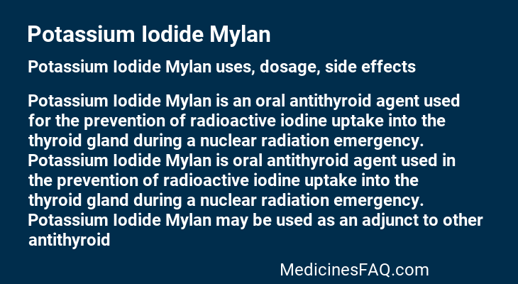 Potassium Iodide Mylan