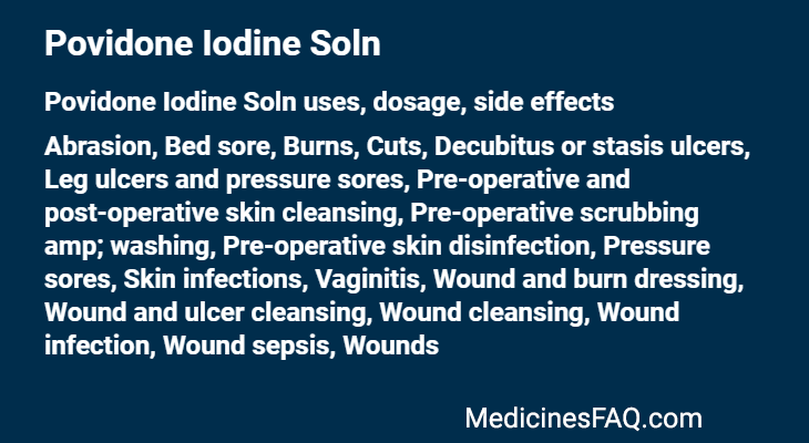 Povidone Iodine Soln