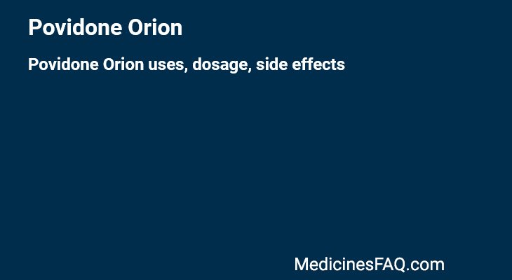 Povidone Orion