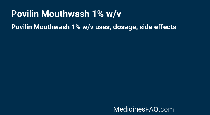 Povilin Mouthwash 1% w/v