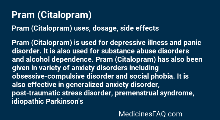 Pram (Citalopram)