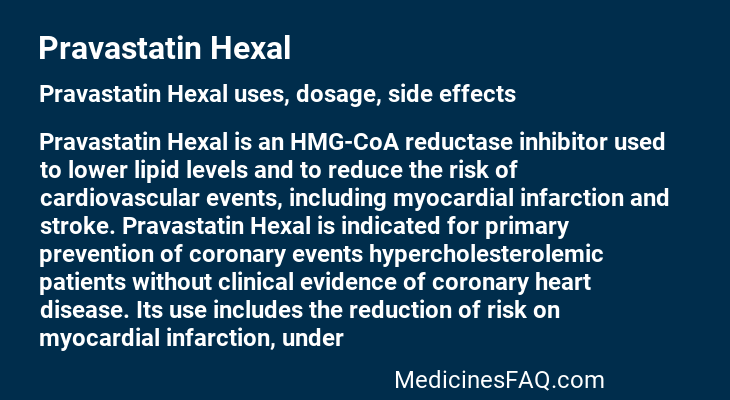 Pravastatin Hexal