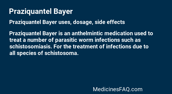 Praziquantel Bayer
