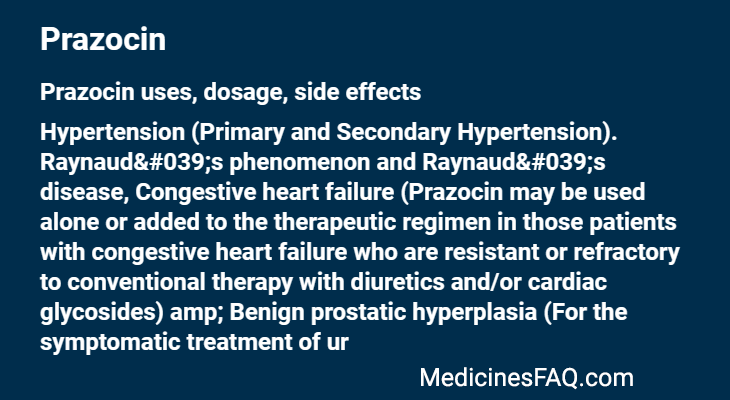 Prazocin