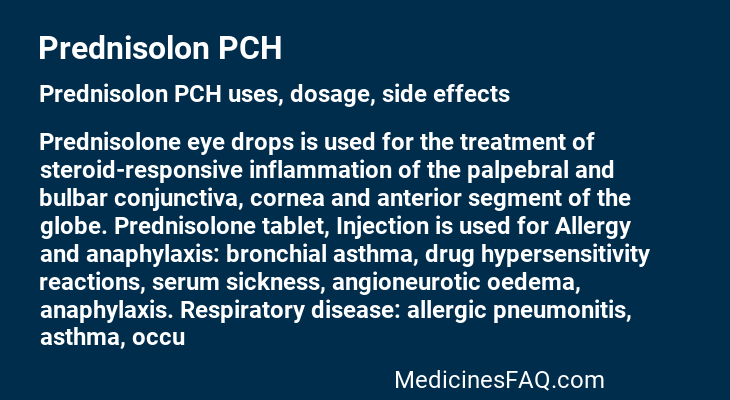 Prednisolon PCH