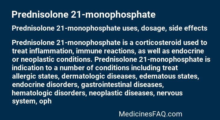 Prednisolone 21-monophosphate