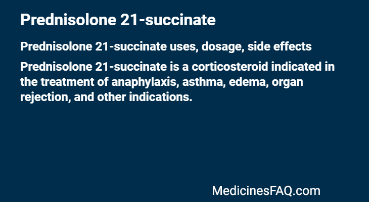 Prednisolone 21-succinate