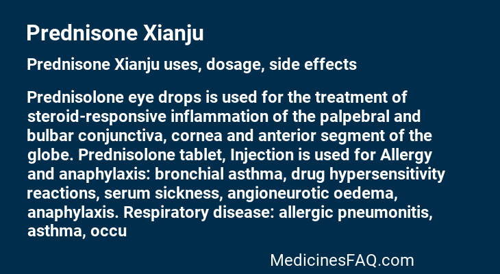 Prednisone Xianju