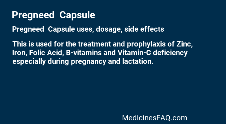 Pregneed  Capsule