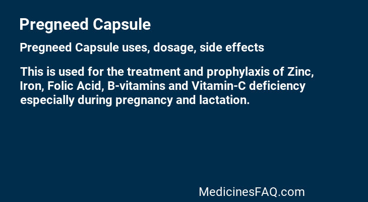 Pregneed Capsule