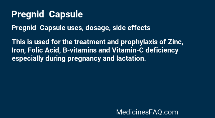 Pregnid  Capsule