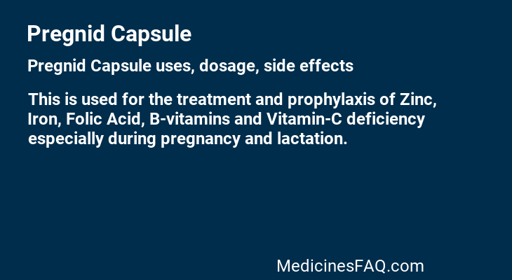 Pregnid Capsule