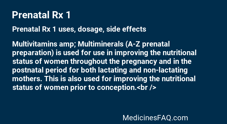 Prenatal Rx 1