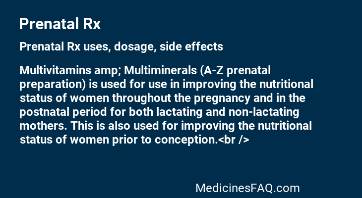 Prenatal Rx