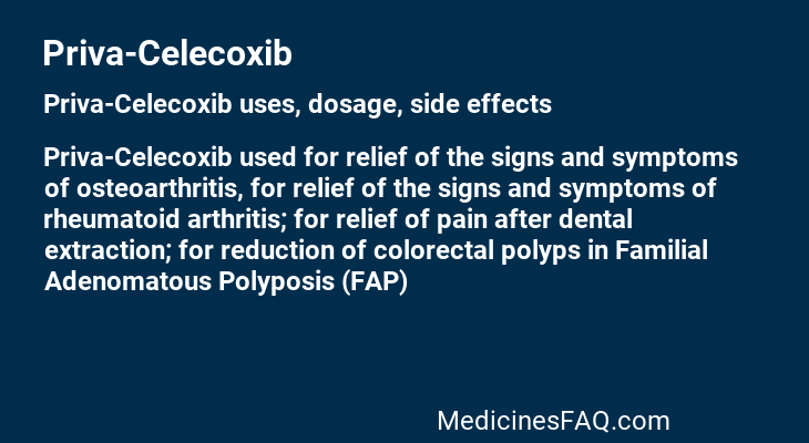 Priva-Celecoxib