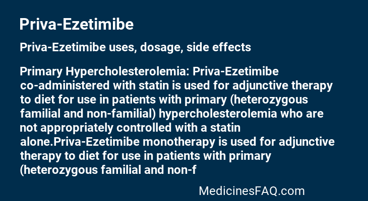 Priva-Ezetimibe