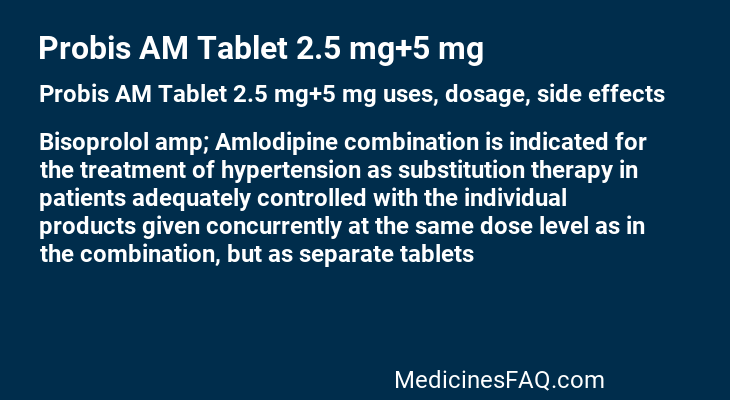 Probis AM Tablet 2.5 mg+5 mg