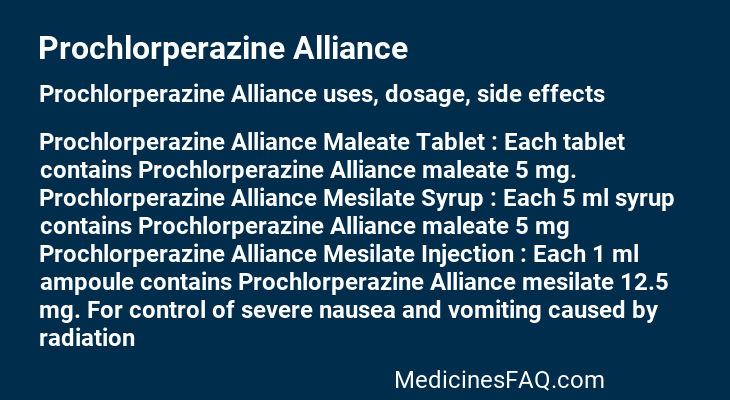 Prochlorperazine Alliance