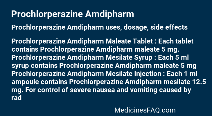 Prochlorperazine Amdipharm