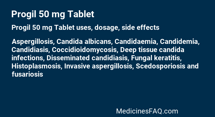 Progil 50 mg Tablet