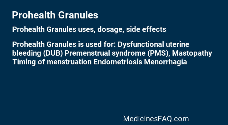 Prohealth Granules