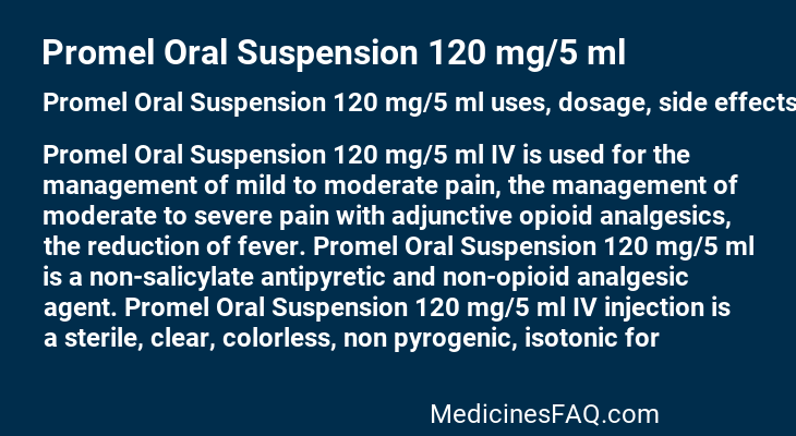 Promel Oral Suspension 120 mg/5 ml