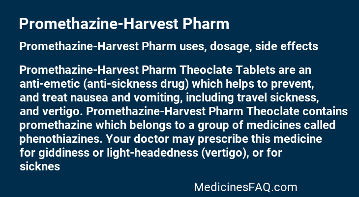 Promethazine-Harvest Pharm