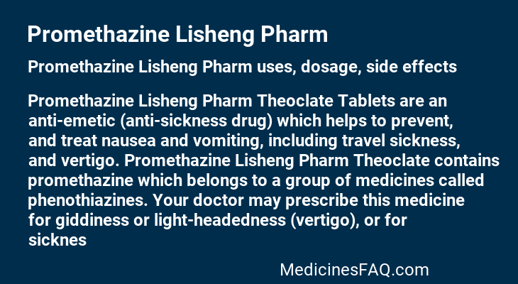 Promethazine Lisheng Pharm