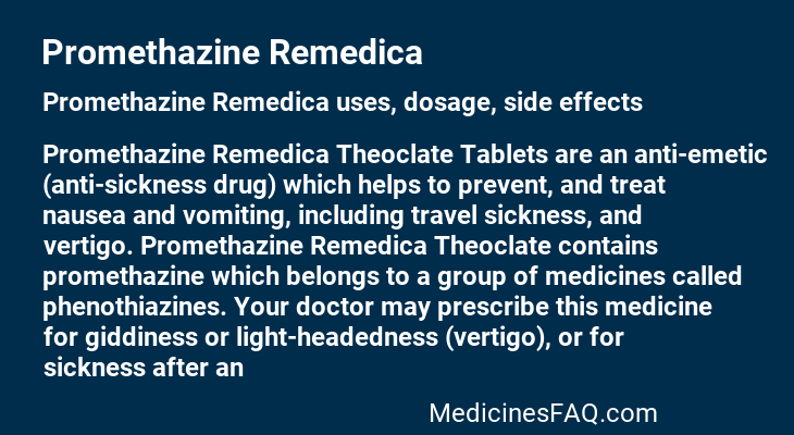 Promethazine Remedica