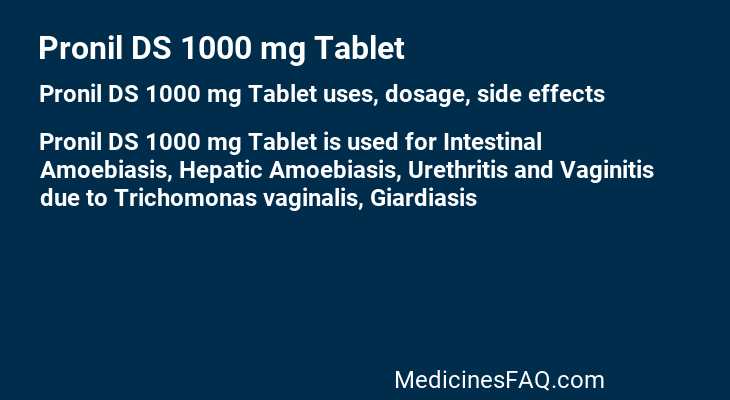 Pronil DS 1000 mg Tablet