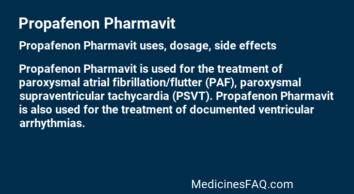 Propafenon Pharmavit