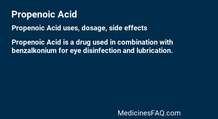 Propenoic Acid