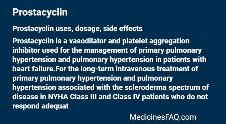 Prostacyclin