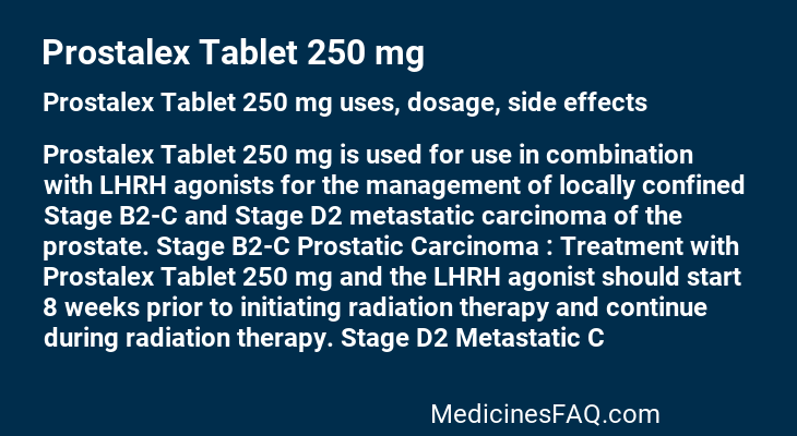 Prostalex Tablet 250 mg