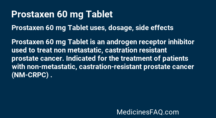 Prostaxen 60 mg Tablet