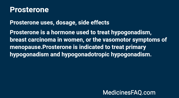 Prosterone